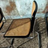 Set of 4 Cesca chairs by Marcel Breuer