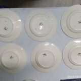 6 dessert plates 20.5 cm Agreste Sarreguemines