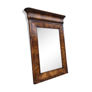 Miroir en ronce de noyer
