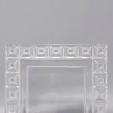 1960s crystal photo frame by rosenthal, made in germany