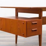 Filigree Danish-style desk, 1960s, in teak