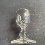 7 liqueur glasses – ½ Strong blown and cut crystal 19th century