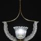 Fascinating Art Deco Pendant Murano Glass Chandelier by Ercole Barovier, 19