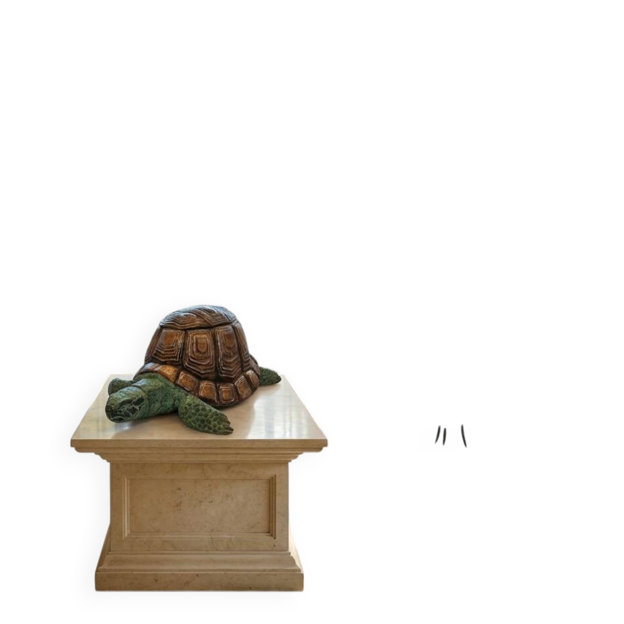 Scultura Artistica Tartaruga in Metallo