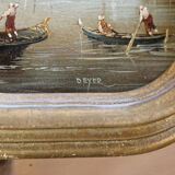 Oil on copper, St. Mark's Square, Venice