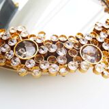 Illuminated jewel crystal mirror by palme & walter