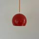 Suspension vintage de style Topan danois