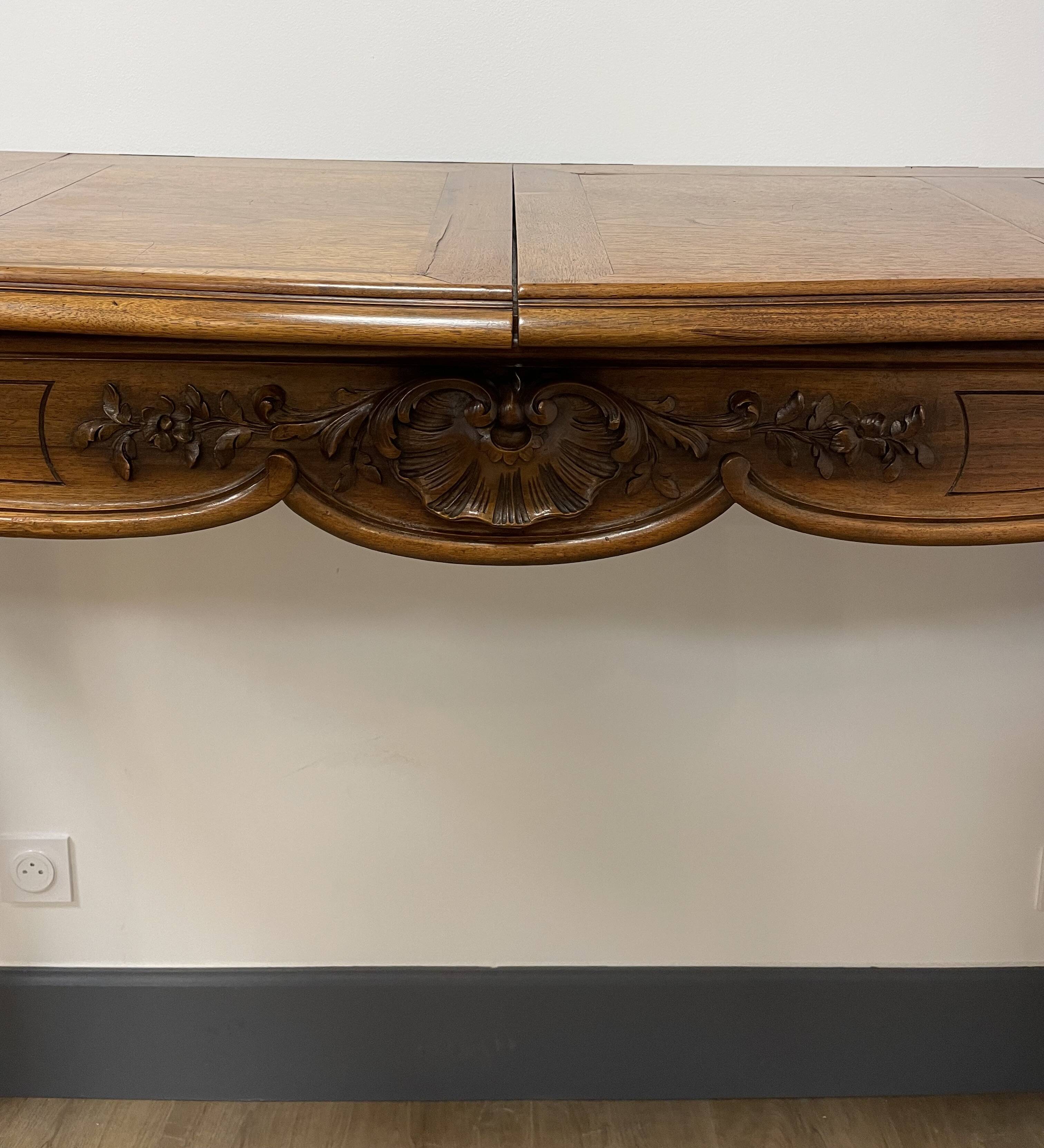 Notary walnut furniture from the end of the 19th century