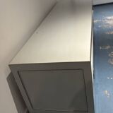 Scandinavian-style wooden low cabinet