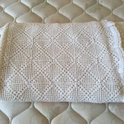 Couverture de carrés en crochet Fait Main