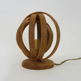 Modular lamp design in wood enaol