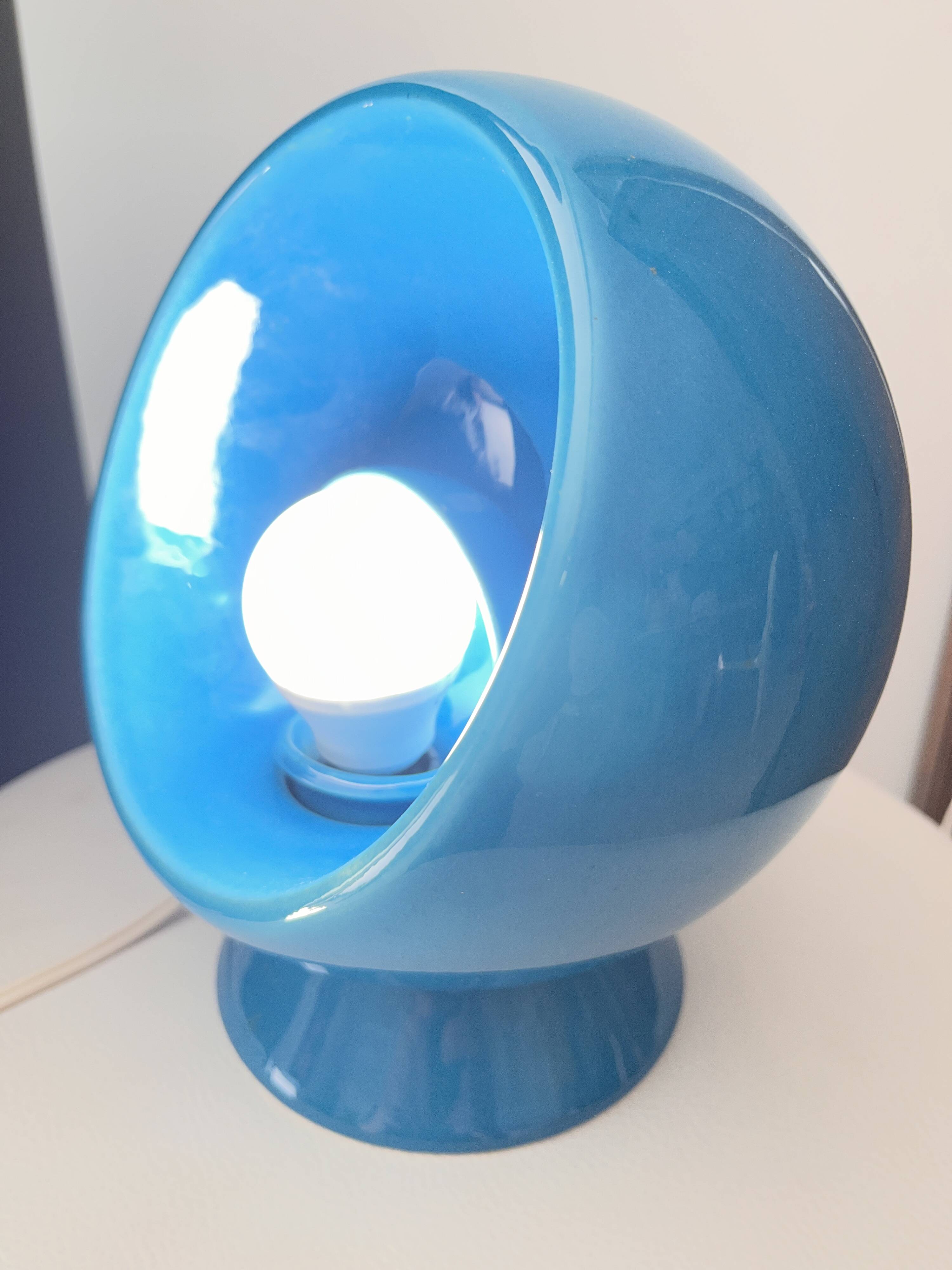 SC3 ceramic lamp Marcello Cueno 1960