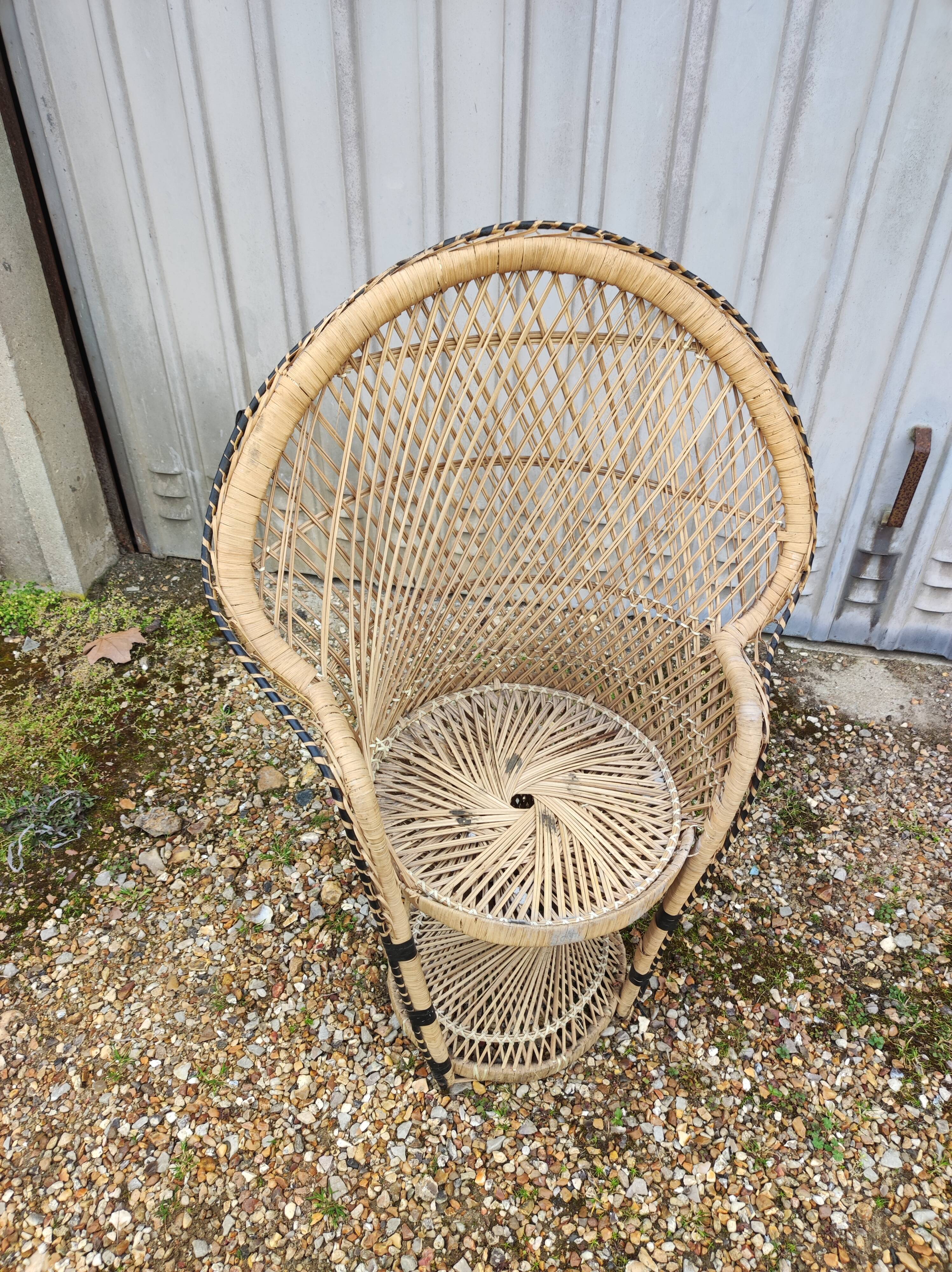 Vintage Emmanuelle style children's armchair