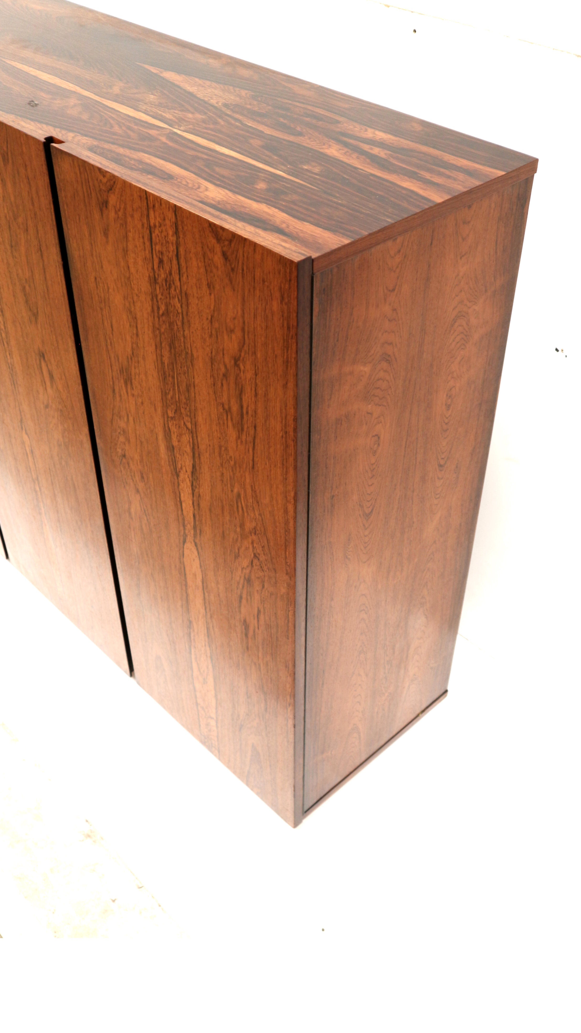 Large vintage rosewood sideboard made in the 60s
