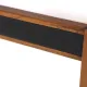 Scandinavian mirror in rosewood and leather, Sweden, 1960, 115cm x 57cm