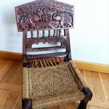 Paire de chaises basses traditionnelles, Indonésie