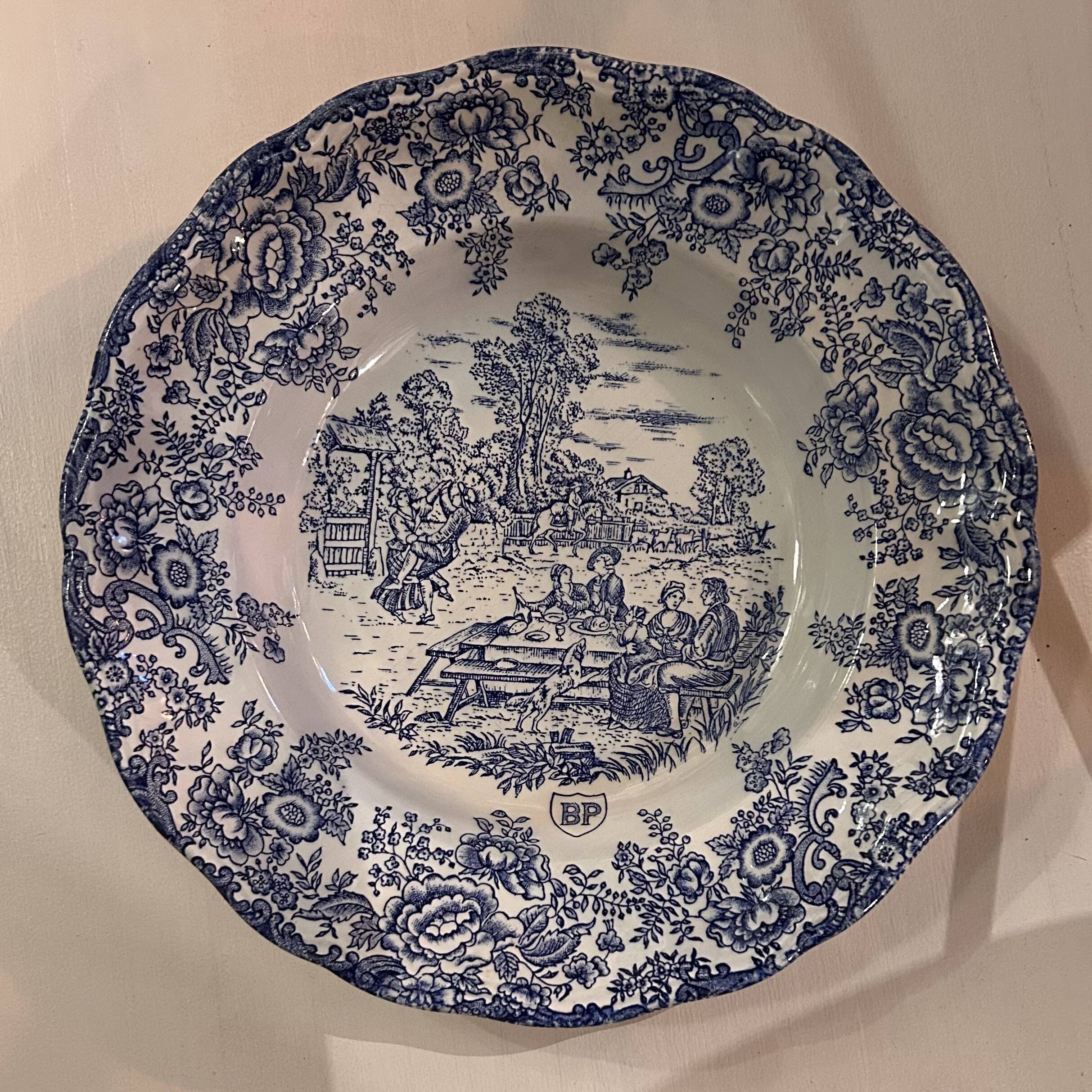 Set of 4 PB Hollow advertising plates