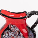 Spectacular Murano glass pitcher, Italy 1980’s