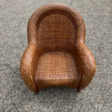 Rattan sofa and armchair
