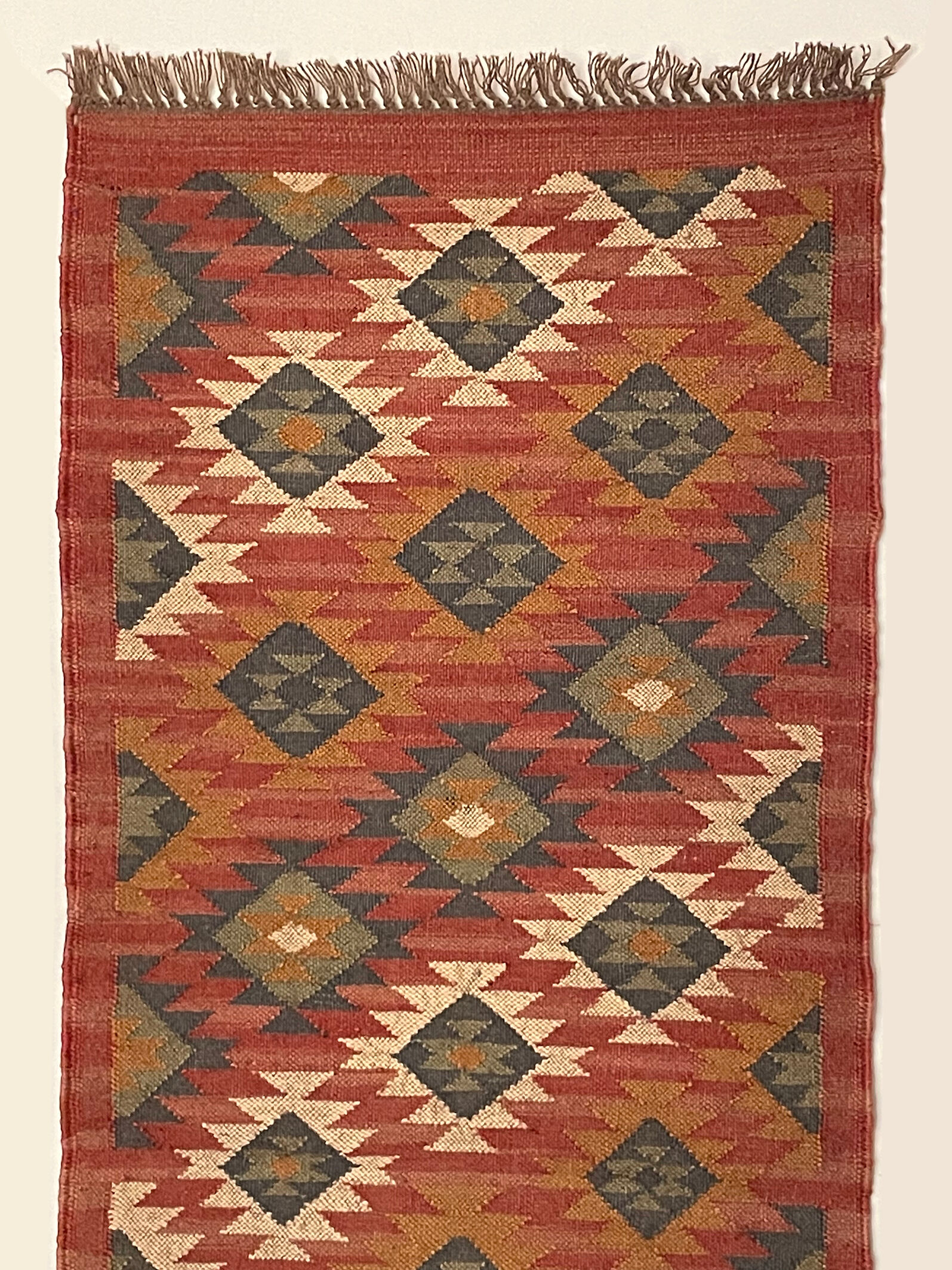 2.5 x 4 jute handwoven kilim runner carpet, rug, 75 x 120 cm