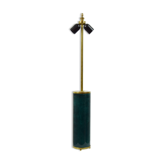 Parchment and brass lamp