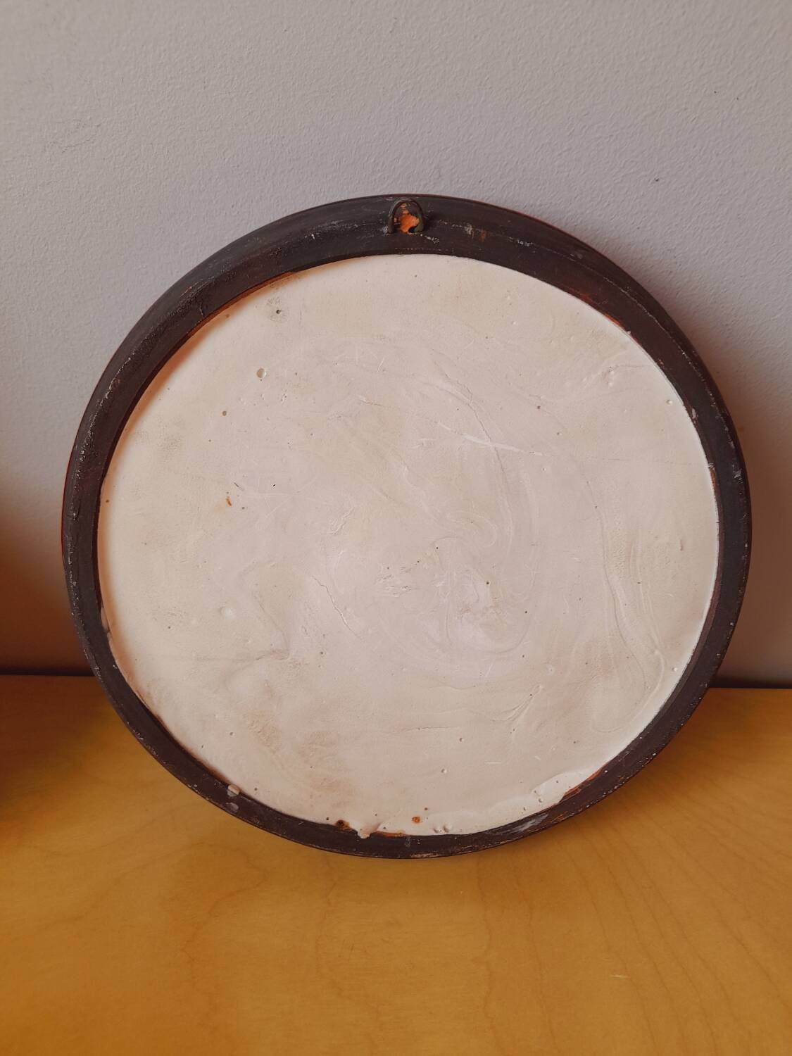 Ceramic enamel mirror from the 60s