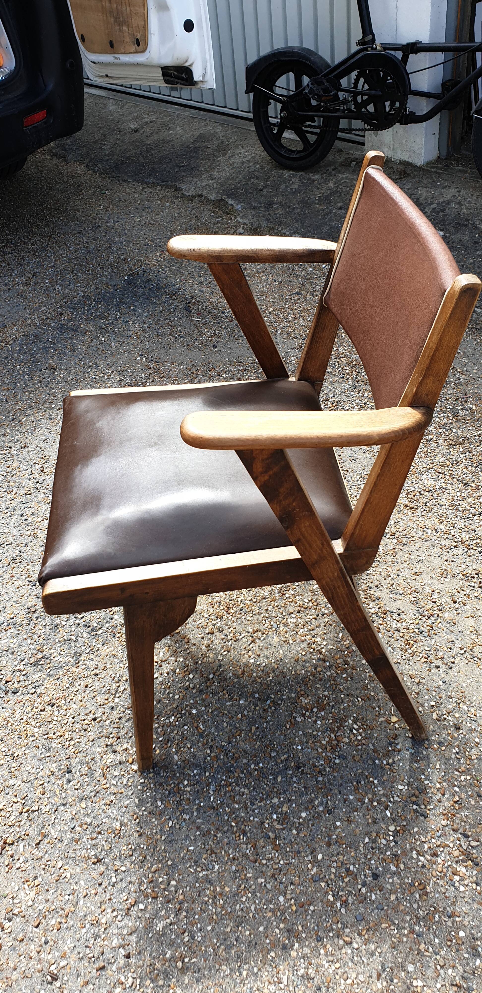 Bridge armchair year 50