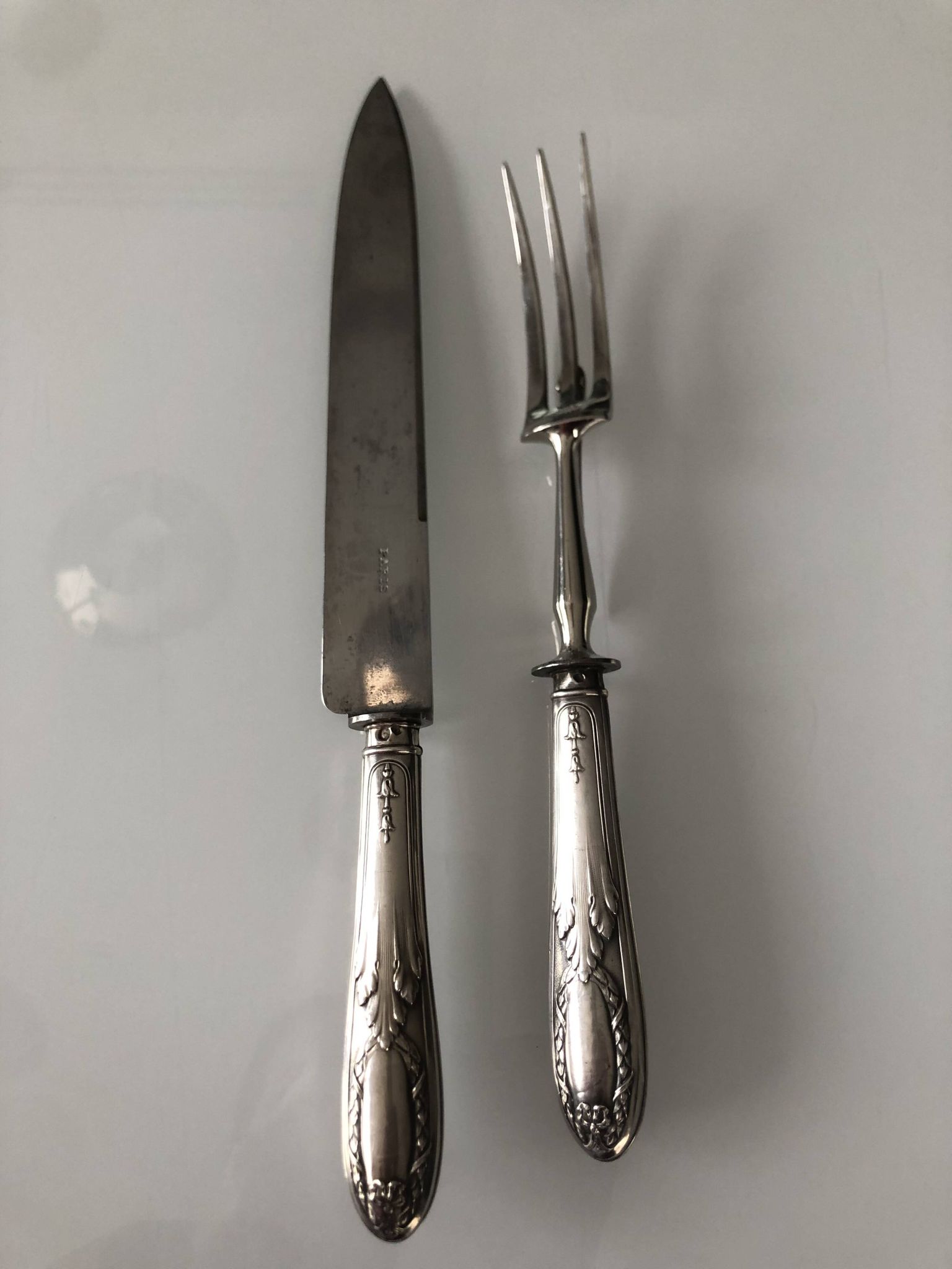 Silver leg of lamb service