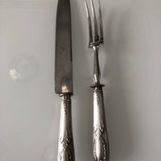 Silver leg of lamb service