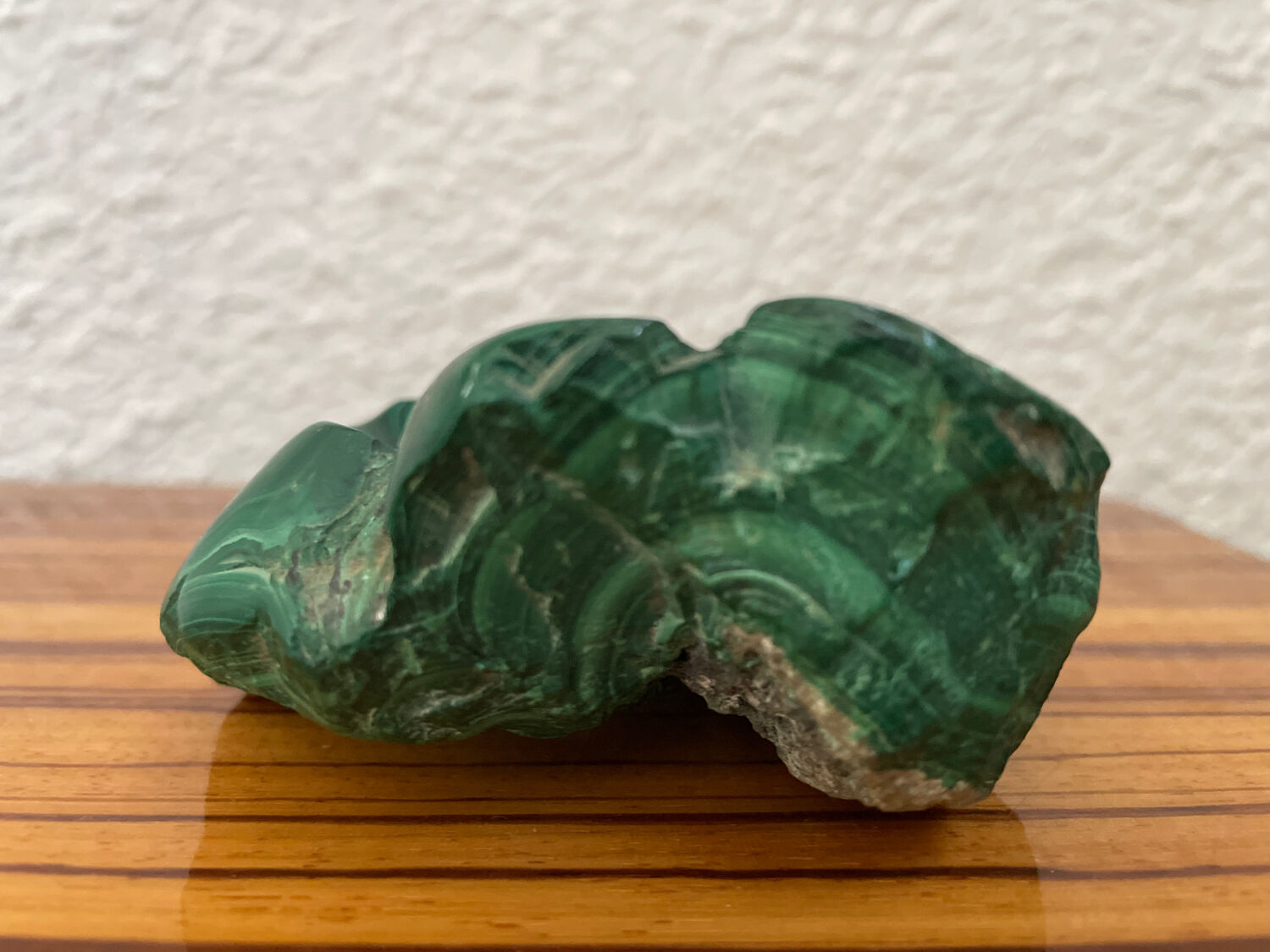 Cendrier bloc de malachite 310 gr