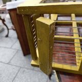 Vintage antique wood and metal bird cage