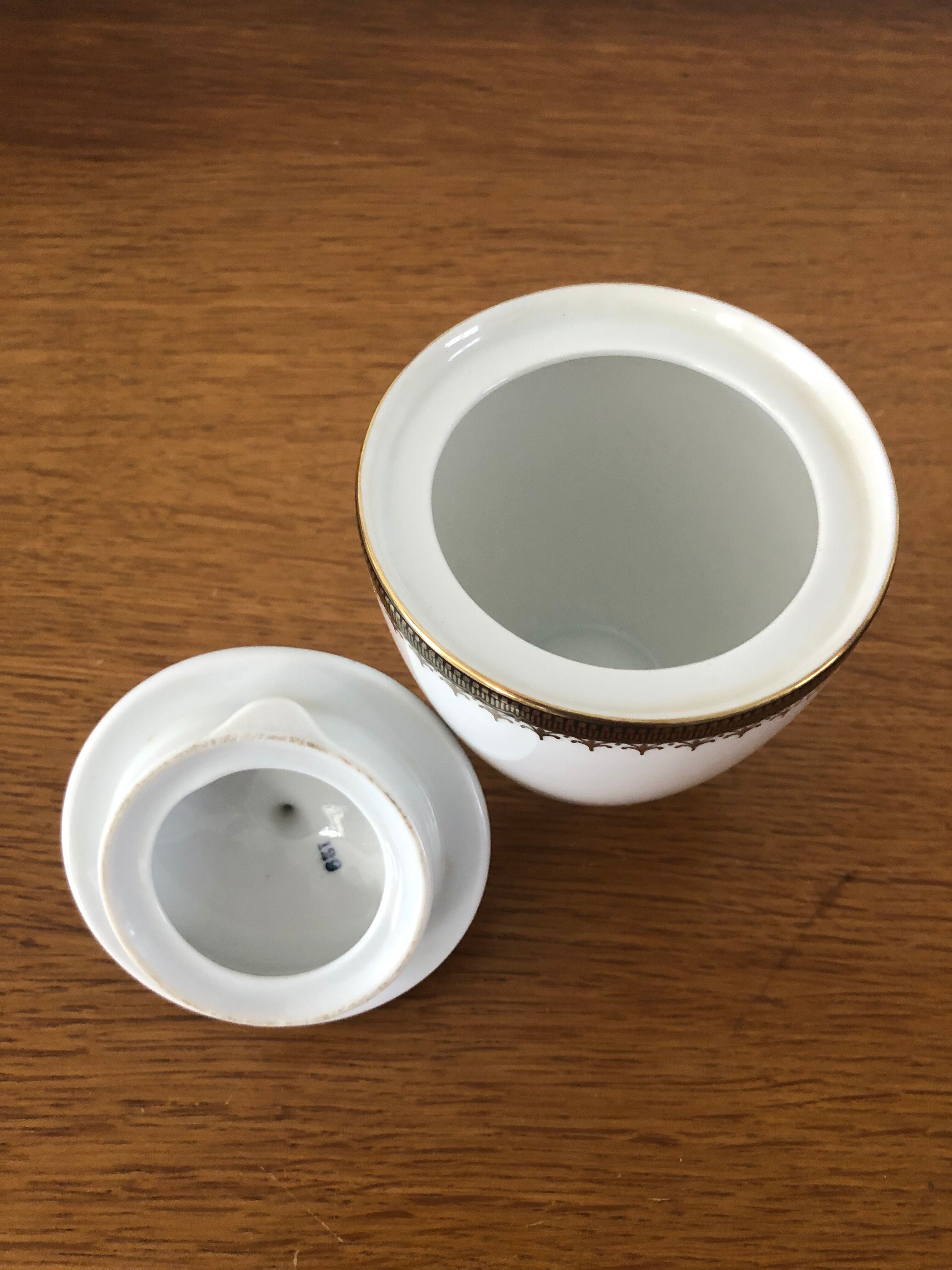 Winterling Bavaria white and gilded porcelain coffee set