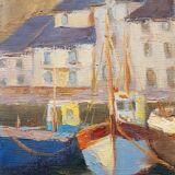 "le port de quiberon" (bretagne)  par michel pablo