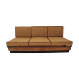 Art deco walnut sofa bed, 1960s