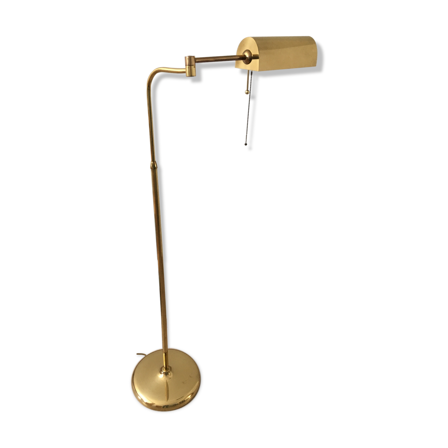 Brass floor lamp from Sölken Leuchten 1970's