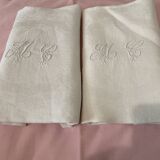 Set of monogram towels MC