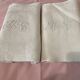 Lot de serviettes monograme MC