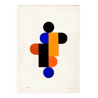 POP - Geometric collage - signed Eawy