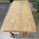 Table à manger de ferme rénovée en chêne massif XXème 200cm