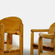 Vintage pine dining chairs by Rainer Daumiller for Hirtshals Sawmill, Denmark 70s