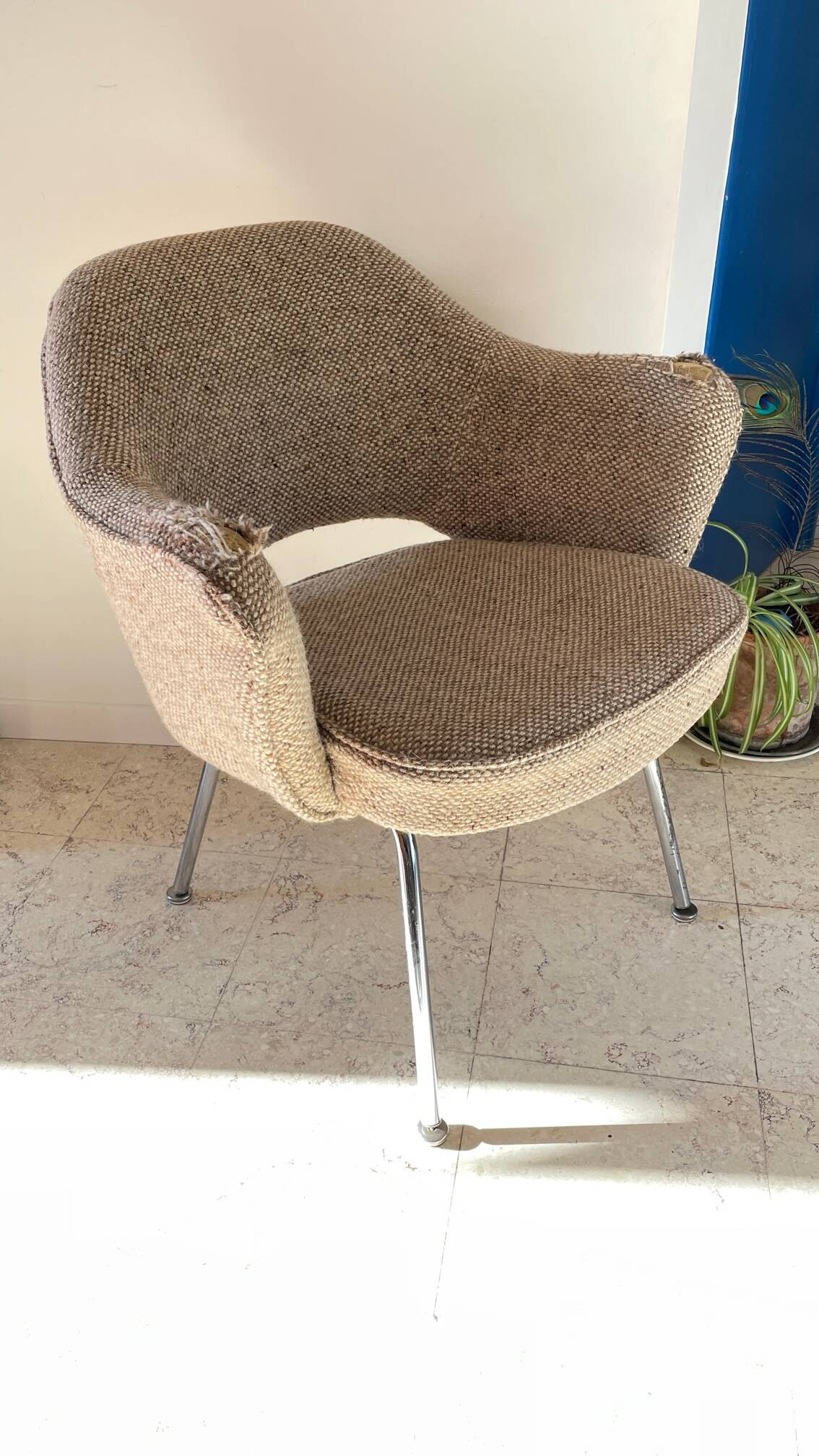 Fauteuil Conférence Eero Saarinen par Knoll années 70