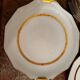 F. Legrand Limoges - Dessert Service 2 Cake/Pie Plates + 11 Plates