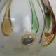 Vase vintage en verre d'art : Hanna Machanovska Mstisov Glassworks, Tchécoslovaquie