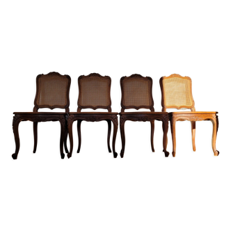 4 chaises de style Régence