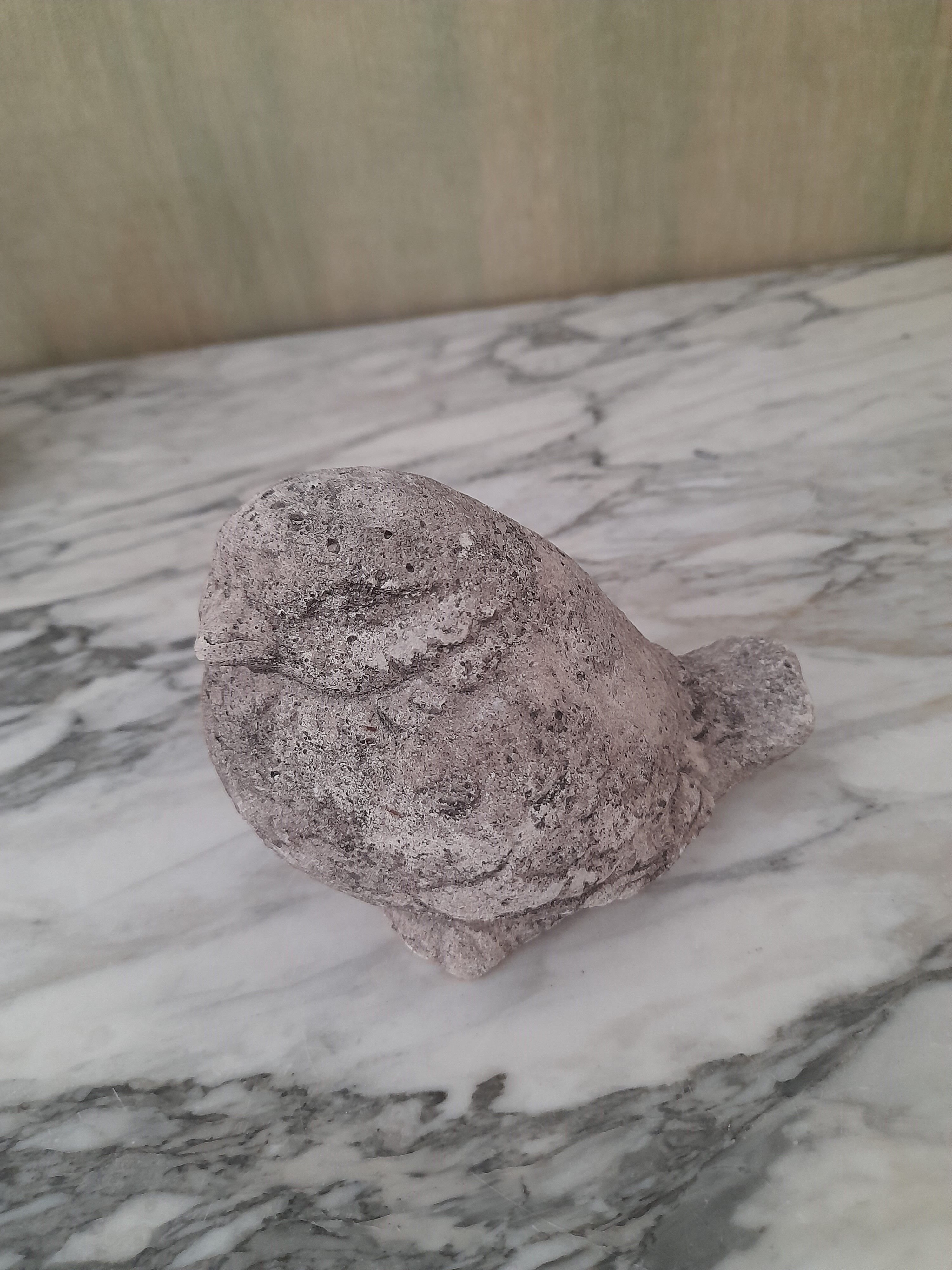 Set of 3 stone garden birds