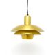 Golden Belux lamp, Denmark, 1970s