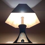 Floor or table lamp in German glass and synthetic cork in M Design style by Ingo Maurer, 1960s.