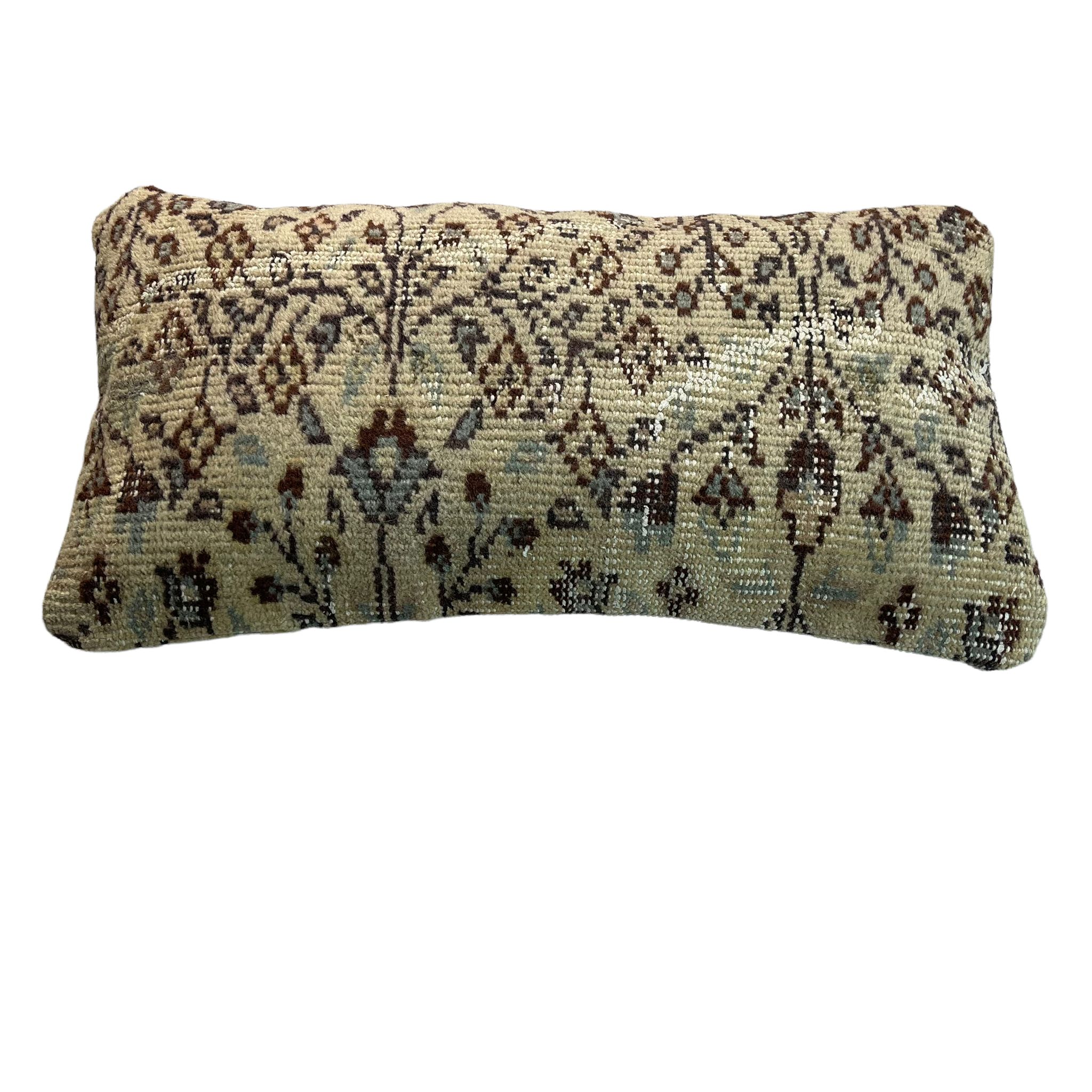 Housse de coussin vintage turque faite à la main, 30 x 60 cm