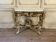 Painted and gilded wooden console, Italy, 18th century.