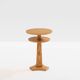André Arbus table d'appoint en frêne et laiton vers 1940